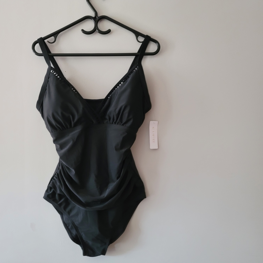 Elegant Black One-Piece Swimsuit